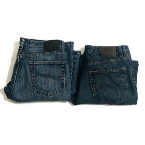 Lot of Two Lee Relaxed Straight Leg Jeans
